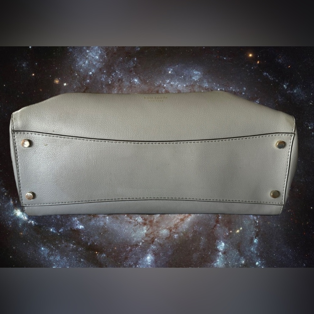 Kate Spade Gray Molly Large Work Leather Tote - Picture 12 of 15